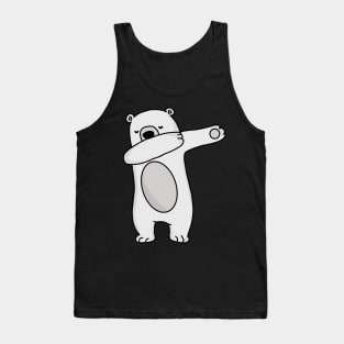 Dabbing Polar Bear Tank Top